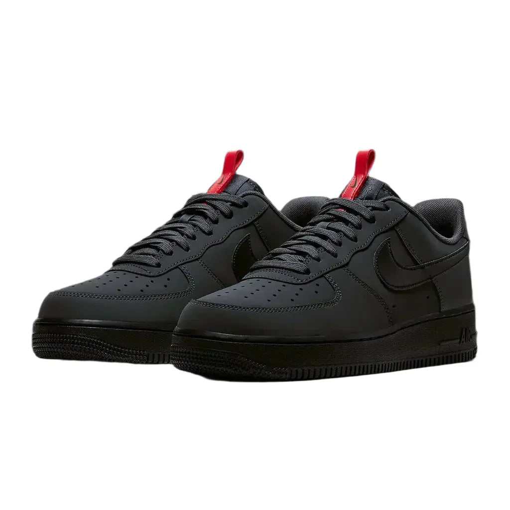 "Anthracite" Dark Gray/Red